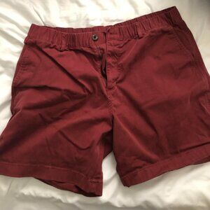 Bear Bottom 7" Stretch Shorts XL - Maroon
